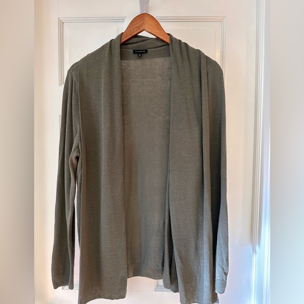 Talbots Grey Cardigan